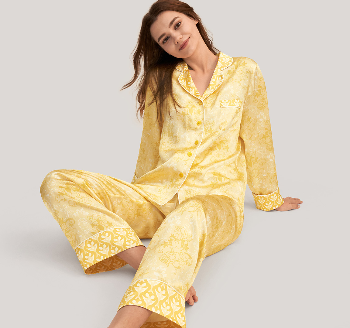 pajama silk night suit