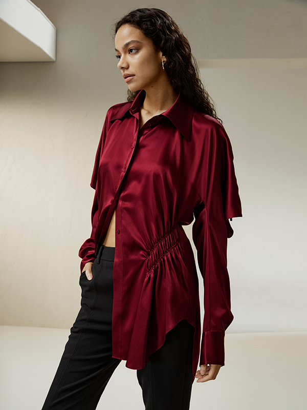Silksilky on Instagram: 🍹Drape yourself in luxury with the exquisite  burgundy silk pajama set – where comfort meets sophistication. 🌟Elevate  your nights with the smooth touch of pure silk, a timeless indulgence