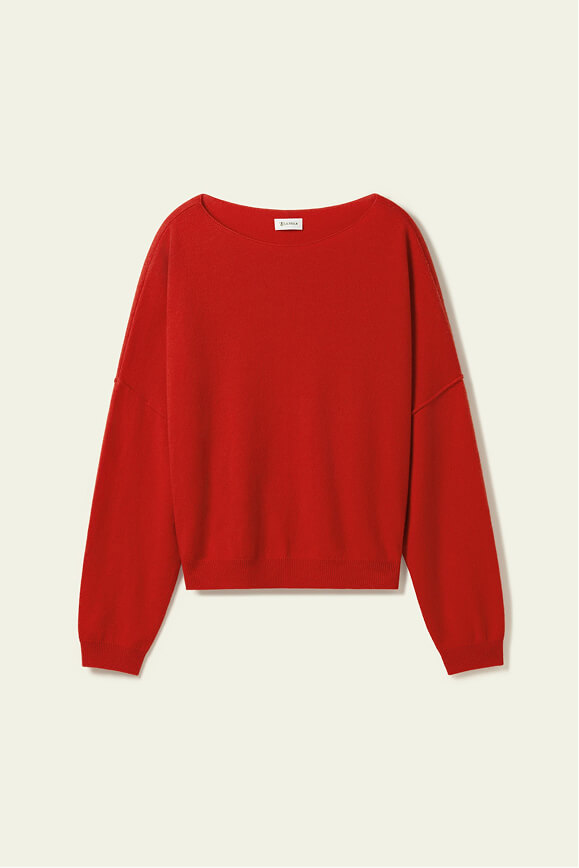 Royal Cashmere Boat-Neck Sweater