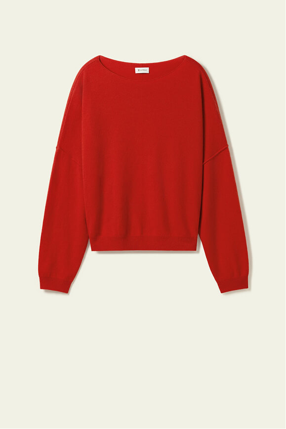 Royal Cashmere Boat-Neck Sweater